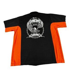 Biker Apparel Co. Shirt 81st Annual Bike Week 2022 Mechanic Motorcycle Eagle